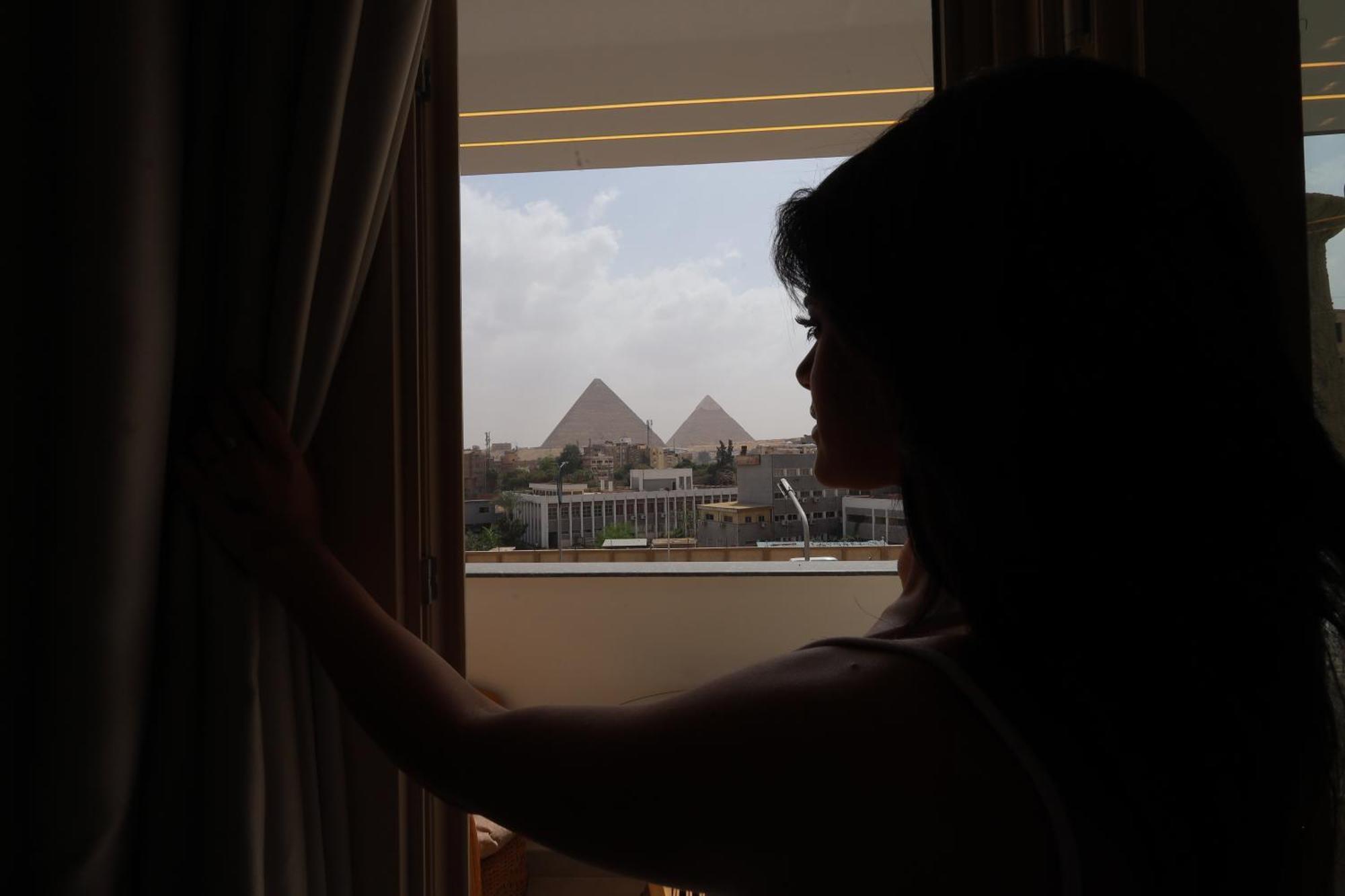 The Muse Pyramids Inn Kafret el-Gabal Eksteriør bilde