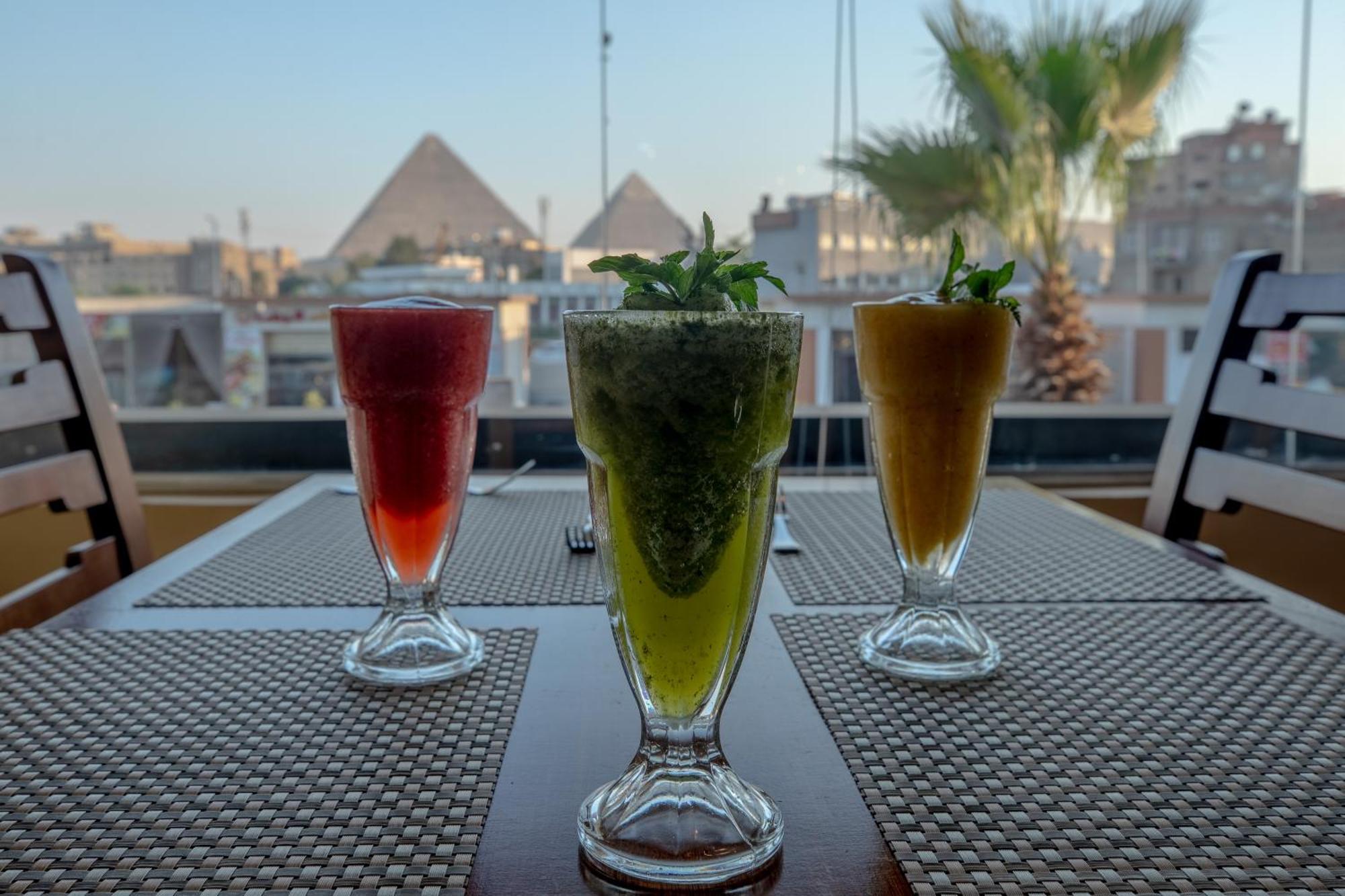 The Muse Pyramids Inn Kafret el-Gabal Eksteriør bilde
